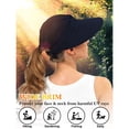 thumbnail image 7 of HuangHuanChen Sun Hats For Womens Wide Brim Visor UPF 50+ UV Protective Hiking Fishing Hats Sun Hat for Women Summer Beach Packable Cap Navy One Size, 7 of 7