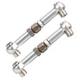 thumbnail image 2 of RC Steering Linkage Rod, Upgrade Accessories Durable Tie Rod For RC Model Car, Front Rear Servo Linkage 3 1/10 Upgrade Accessories For HPI RS4 Sport Blue 113696B,Silver 113696S, 2 of 8
