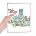 thumbnail image 1 of Hand-painted City Japan Yard Tokyo Notebook Loose Diary Refillable Journal Stationery, 1 of 3