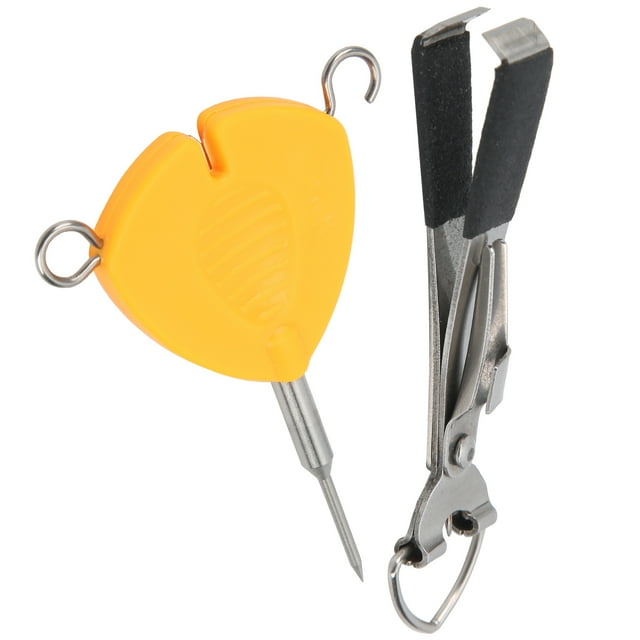 Extractor De Nudos, Herramienta De Nudo Extractor De Pesca De Acero Inoxidable, Exquisito Para Accesorios De Pesca, Anudador, Hombres, Mujeres, Entusiastas De La Pesca ANGGREK 5 en 1