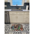 thumbnail image 3 of Blue Crabby New Orleans Beer Bottles Machine Washable Memory Foam Mat, 3 of 4