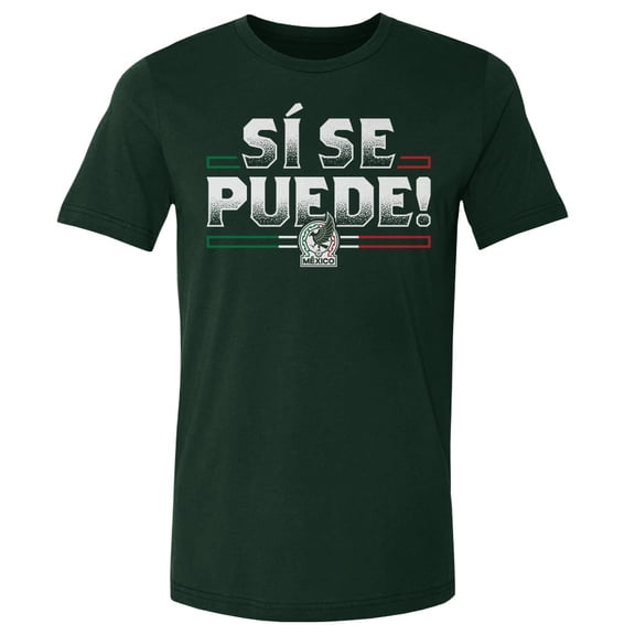 Men's 500 Level Forest Green Mexico National Team Si Se Puede T-Shirt