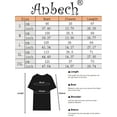 thumbnail image 3 of Anbech Women's Bell Sleeve Tops Chiffon Casual Blouse Tunic Shirts Trendy Design 2025 Summer Tshirt, 3 of 8