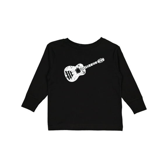 Inktastic Grunge Guitar Boys or Girls Long Sleeve Toddler T-Shirt