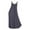 Grey, variant on Hontri Women's Sleepwear Womens Nightgown Sleeveless Long Nightshirt Full Slip Night Dress Plus Size Sleepshirt Chemise Red L