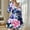 013Navy, variant on Generic Womens Short Puff Sleeve Casual Dresses Summer 2026 Casual Crew Neck Midi Dress Pleated Flowy Sundress with Pockets