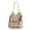 0Beige, variant on Women's Floral Crochet Tote Bag, Knit Shoulder Bag, Large Capacity Bohemian Beach Purse for Summer Travel & Commute