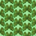 thumbnail image 1 of Ahgly Company Indoor Square Patterned Nebula Green Area Rugs, 4' Square, 1 of 6