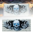 thumbnail image 1 of The Bizarre Background Of The Halloween Garage Door Banner Is Enough To Cover The Entire Garage Door Ensuring A Striking Display . Flag Banner Paper Table Runners 72 Inches Long Dog Banners for, 1 of 4