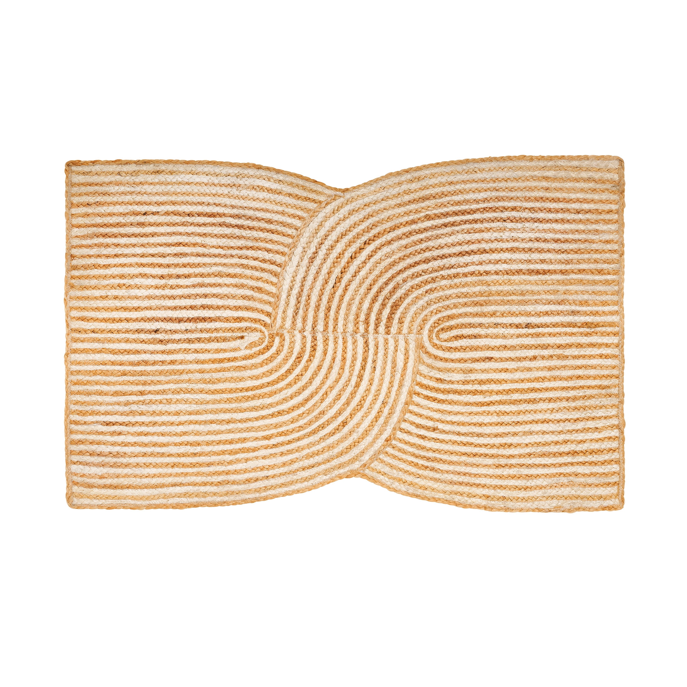 Beautiful Natural Braided Jute Indoor Scatter Rug by Drew Barrymore