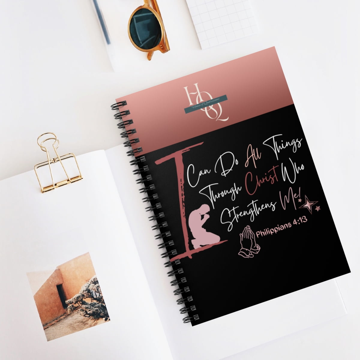 House of Qudresame Faith-Based Spiral Notebook - Ruled Line