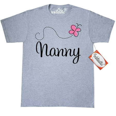 Inktastic Cute Nanny Gift T-Shirt Pretty For Worlds Best Greatest Mens Adult Clothing Apparel Tees T-shirts