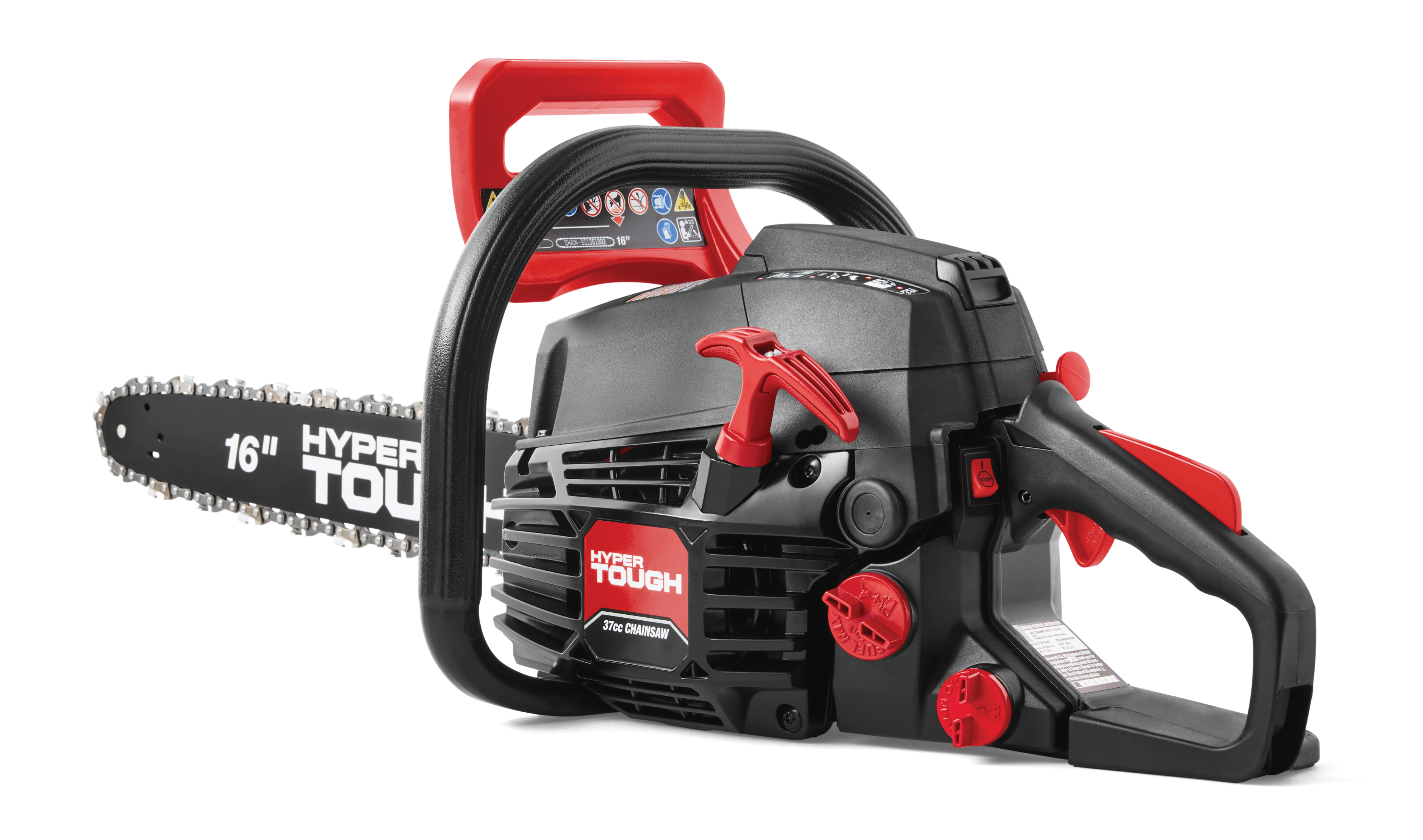 HYPER TOUGH 16-INCH GAS CHAINSAW 38CC 2-CYCLE ENGINE