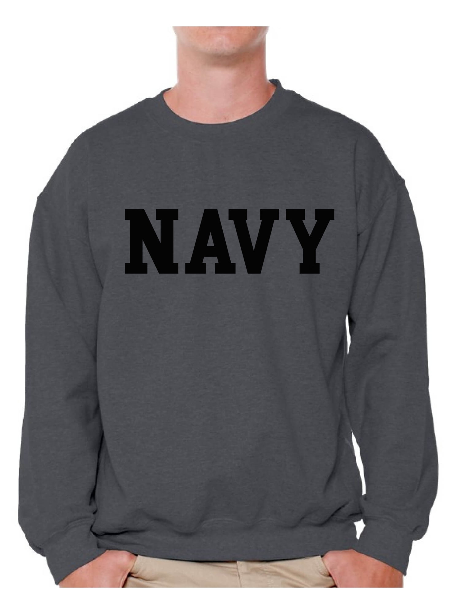mens navy sweater outfit