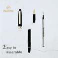 thumbnail image 3 of Fanstik Luxury Pen for Men and for Women Refill Included (Rollerball Black & Gold), 3 of 4