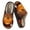 Jack-o'-lantern, variant on Jack-o'-lantern Women Men Memory Foam Fuzzy Slippers Warm Indoor Outdoor House Shoes