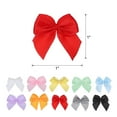 thumbnail image 2 of Uxcell 100Pcs Mini Ribbon Bow 1" Mini Fabric Satin Ribbon Flower Bows for Craft DIY Sewing Wedding Birthday Party Multicolor, 2 of 5
