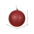 thumbnail image 2 of Vickerman 2.4" Red Glitter Ball Ornament, 24 per Bag, 2 of 4
