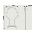 thumbnail image 2 of Type C/8Pin Silicone Phone Charging Port Dust Plug Dustproof Charger Dock Stopper Cap Protector Cover for iPhone iPad, 2 of 7