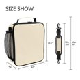 thumbnail image 5 of Haosy Cream Reusable Lunch Box Men/Women Insulated Lunch Bag for School Picnic Travel, 5 of 6