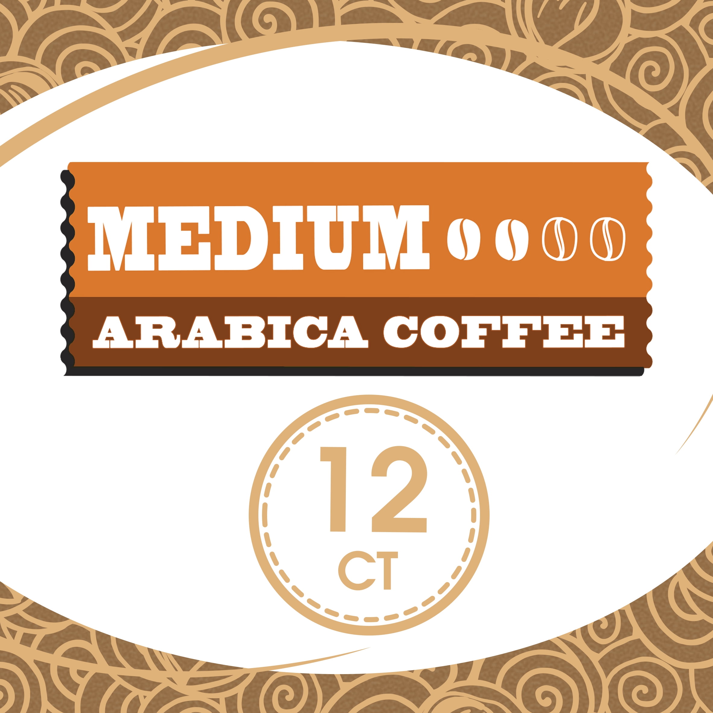 (6 pack) Great Value 100% Arabica Creamy Hazelnut Medium Roast Arabica Coffee Pods, 12 Ct