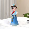 thumbnail image 2 of Chinese Traditional Chinese Girl Dolls Bedside Table Centerpiece Resin Figurines Candied Haws, 2 of 7