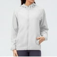 thumbnail image 2 of Womens Coats Outerwear Winter Women Worn Out LooseLong Sleeve Hooded Casual Outwear Jackets, 2 of 3