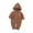 Coffee, variant on Kaemgyyd Baby Infant Winter Warm Outfit Cable Knit Hooded Romper Long Sleeve Button down Sweater One-Piece Jumpsuit Clothes
