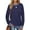 Navy, variant on Fantaslook Color Block Sweatshirts for Women Crewneck Long Sleeve Shirts Fashion Tops Pullover Sweatshirts Fall Outfits