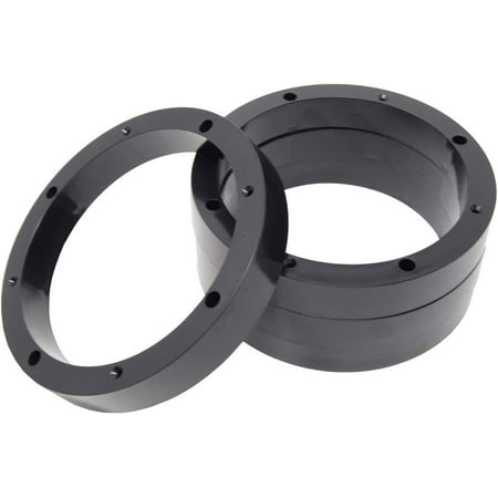 2 Pairs 6.5 Plastic Speaker Spacer Rings Subwoofer Custom Mounting Adapter
