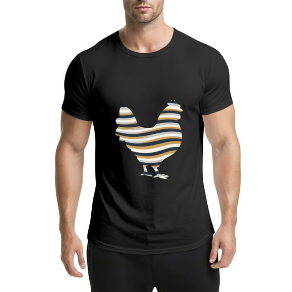 Black T Shirts for Men, Mens Graphic Tees, M5715018,S