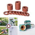 thumbnail image 1 of Xihbxyly Arandela para Manguera de Jardín, Arandelas de Goma Rojas, Diseño a Prueba de Fugas, Compatible con Conectores Estándar de 3/4", Accesorios para Herramientas de Agua, Repuesto Práctico, Opci, 1 of 4