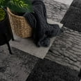 thumbnail image 4 of eRug Outlet Montage Collection Modern Abstract Area Rug (4x6 feet) - 4' x 5'6", Grey, 4 of 6