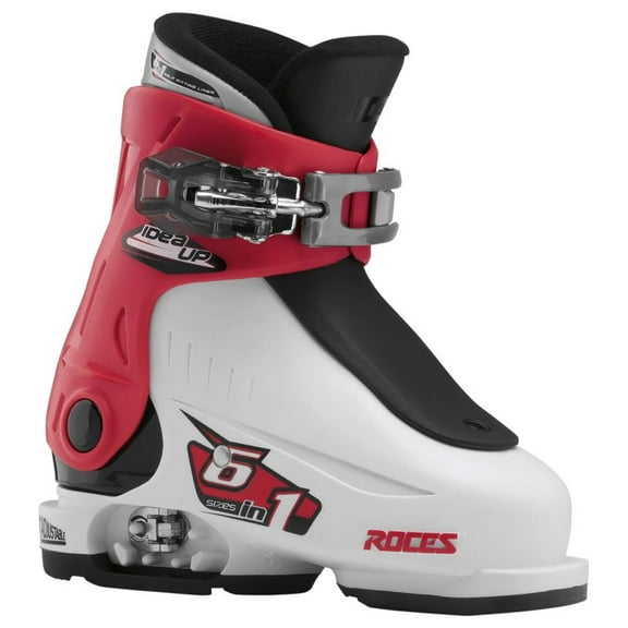 Roces 160185 Idea Up Adjustable Ski Boots White Red Black