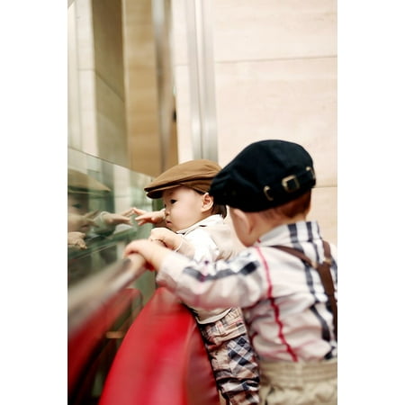 Man And Baby Poster - LAMINATED POSTER Love Brothers Man Children's Baby Boy Boys Twins Poster Print 24 x 36