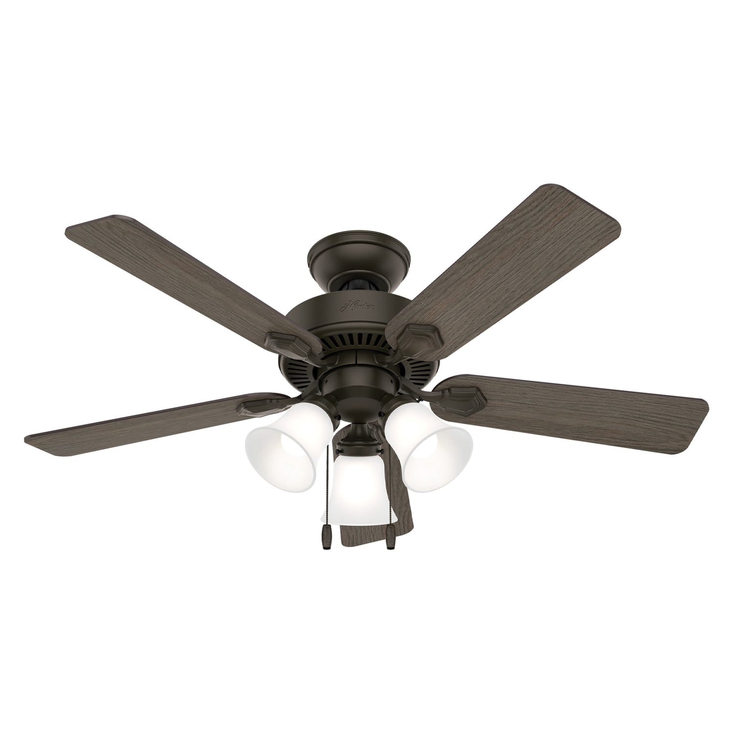 44in Swanson Ceiling Fan in New Bronze with LED Light Kit Sansujyuku sansujyuku.com