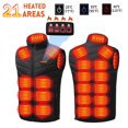 thumbnail image 3 of Chaleco calefaccionado de 21 zonas para hombre y mujer, chaqueta calefactable con USB, ropa térmica, chaleco de caza, chaqueta calefactora de invierno, tallas M a 6XL, 3 of 5