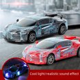 thumbnail image 1 of Coche de juguete eléctrico universal para carreras con luz musical 3D, coche de juguete para niños pequeños, 1 of 5