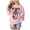 Pink, variant on SIYUDAN Womens Halloween Sweatshirt Funny Graphic Skeleton Sweatshirt Long Sleeve Crewneck Pullover Green Sweat Shirt Fall Clothes for Women L