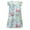 Light Blue, variant on Girl Sleeveless Dress Summer Easter Print Small Flying Sleeve Night Children's Homewear Fashion Party Dresses for Toddler