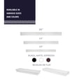 thumbnail image 3 of Hillman Fasteners 230004 24 in. High & Mighty Modern Floating Shelf, White, 3 of 7