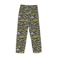 thumbnail image 5 of Goofa Modern Yellow Excavator Printed Soft Pajama Pants for Men, Wide Leg Comfy Casual Lounge Yoga Pants-X-Large, 5 of 9