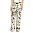 thumbnail image 3 of Daiia Penguins On The Beach Women's Sleep Pant with Pockets and Drawstring,Pajama Pants-XX-Large, 3 of 9