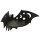 thumbnail image 2 of Bat Shaped Corner Shelf Wall Corner Shelf Wood Floating Shelf Crystal Display Shelf Wall Shelf for Bedroom, 2 of 4