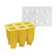 thumbnail image 1 of Kit de silicona para polos DIY 6 cavidades de silicona para hielo con tapa Fácil de desmoldar Fabricador de polos reutilizable en espiral Fabricador de hielo 1 unidad, 1 of 4