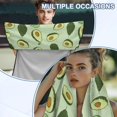 thumbnail image 5 of Uorisanigo Car Seat Towel Cover Auto Accessories Protectors Decor Washable Post Workout Green Avocado Sweat Towel Seat Covers Bucket Universal Fit for Car SUV Van Easy to Clean, 5 of 8