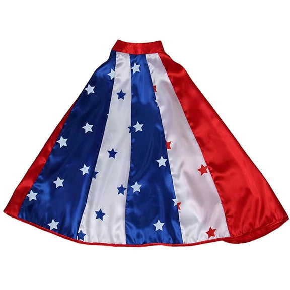 Making Believe Kids Red, White & Blue American Superhero Cape, 24"