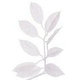 thumbnail image 2 of Vickerman 6' White Artificial Gardenia Snowy Garland., 2 of 4