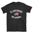 thumbnail image 1 of Claremore Oklahoma Patriot Men's Cotton T-Shirt, 1 of 1