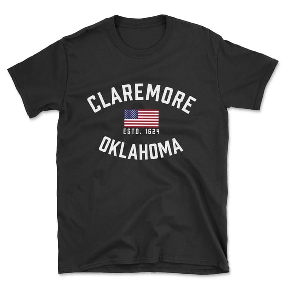 Claremore Oklahoma Patriot Men's Cotton T-Shirt